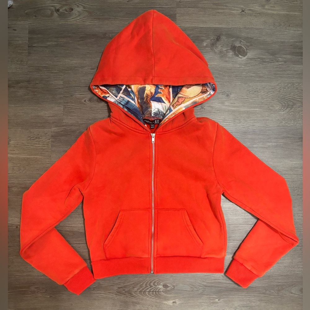 NWOT Dolls Kill x E.T. Over The Moon Cropped Hoodie